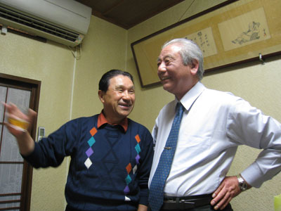 小野理事、高野会長の談笑